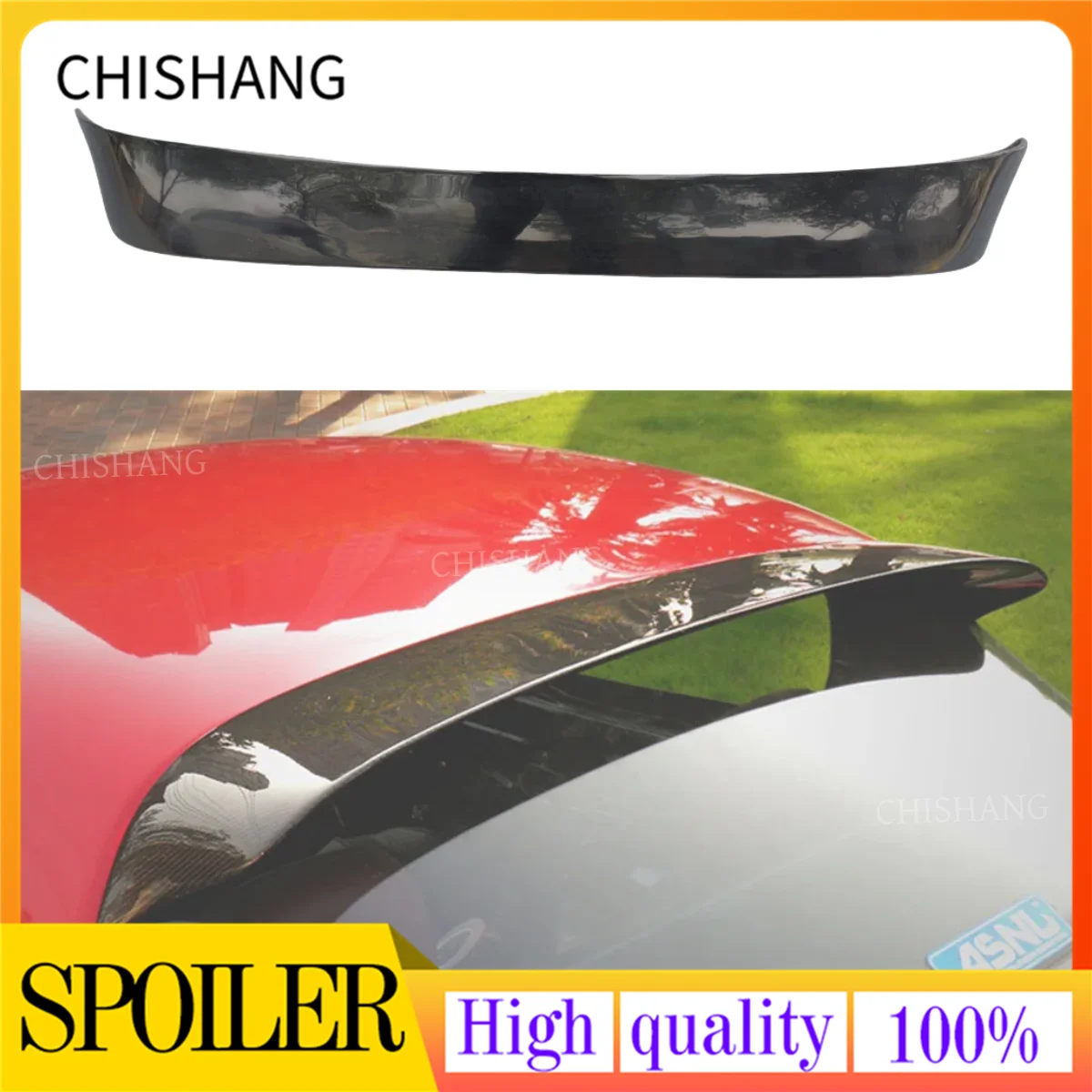 

Car-styling For Mazda MX5 1989-2000 years NA Miata FRP Fiber Glass Unpainted Car Roof Spoiler Rear Window Wing(Fits Hard Top)
