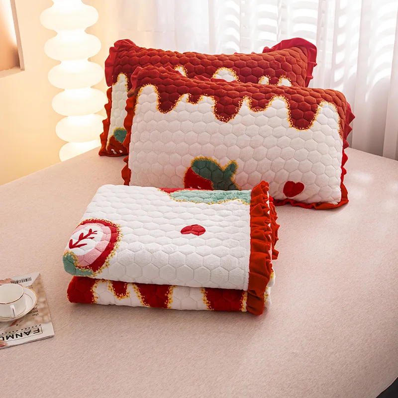 New fall and winter bedding sets thickened cotton milk velvet different patterns and different styles