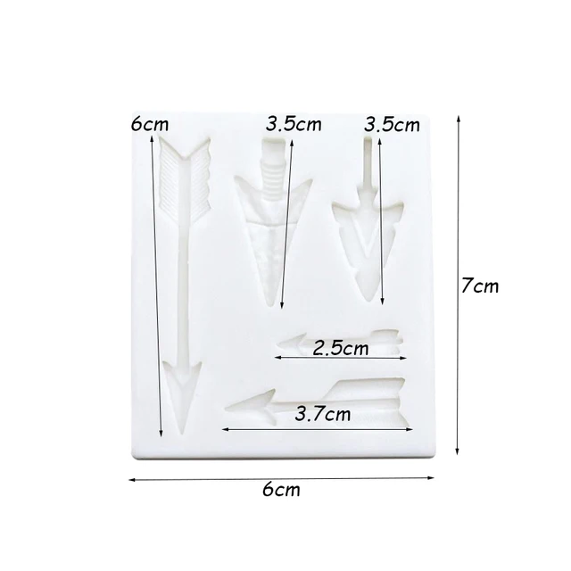 Nyíl Nyílfejű Szilikon Cukrász Penész Süti Cupcake Csokoládé Sütő Fondant Sütemény Díszítő Szerszámok - Image 5