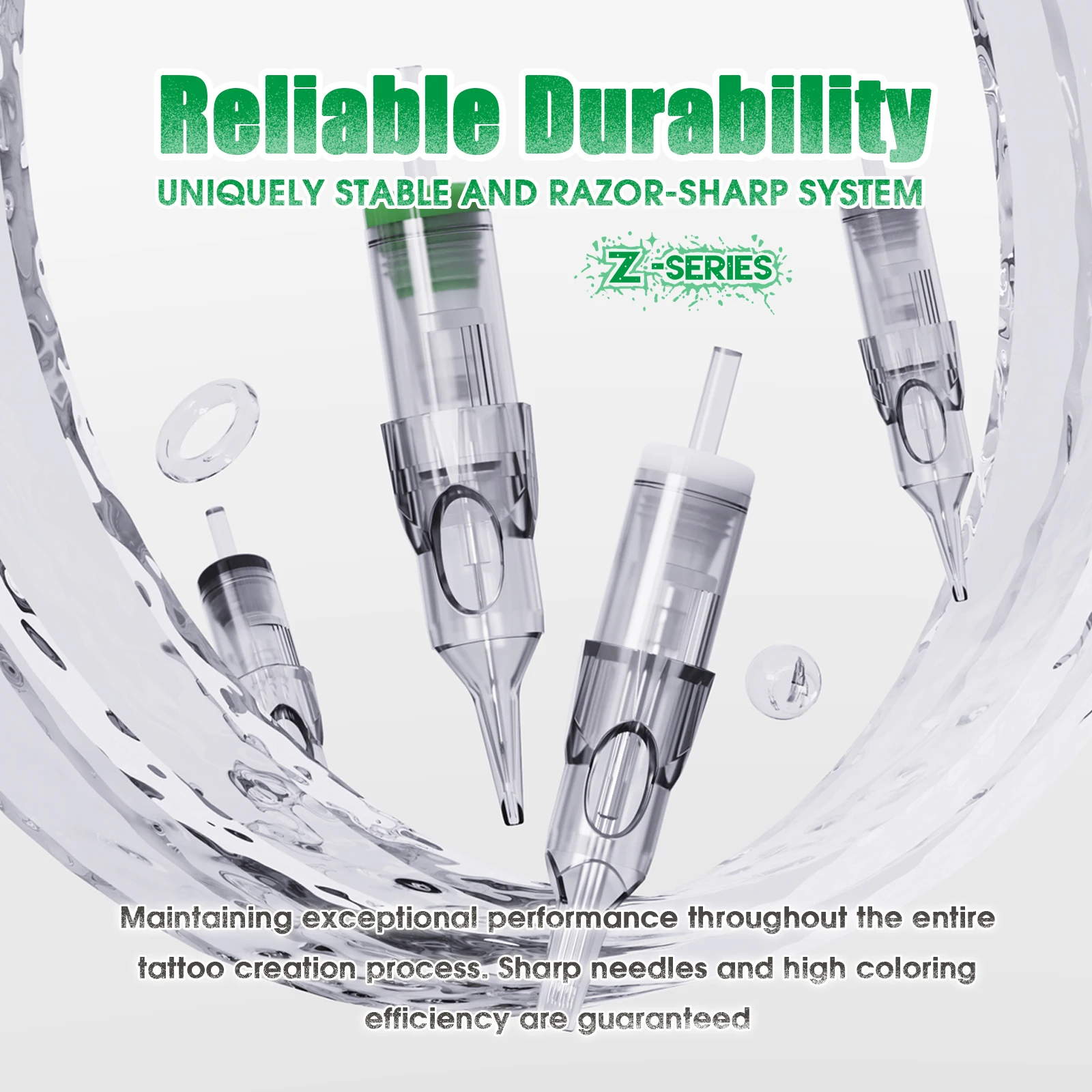 Dragonhawk Disposable Sterile Tattoo Needle Cartridge Round Liner RL 5mm Taper for Rotary Machine tattoo cartridge needles tattoo needles
