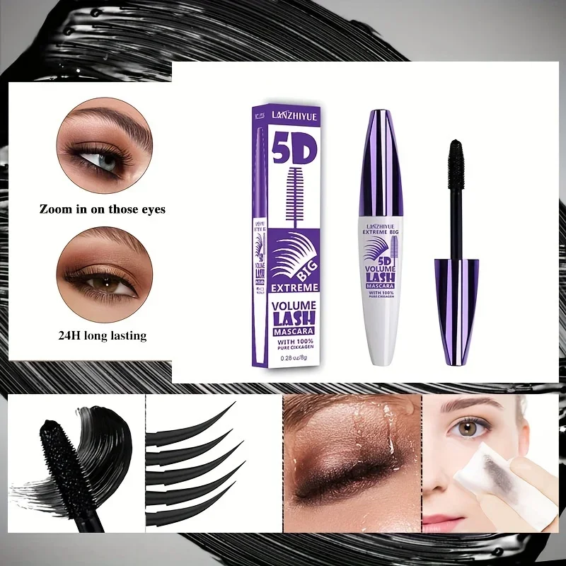5d vattenfast mascara för volym längd och böj_voghion.com