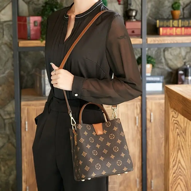 Louis Vuitton Monogram Canvas Large BUCKET Bag & Pouch