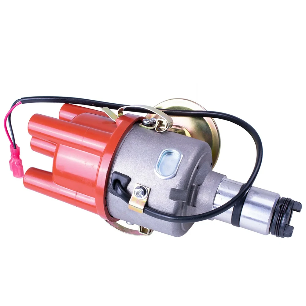 Centrifugal Distributor Vacuum Advance Ignition Distributor With Cap Rotor 0231170034 for Beetle Camper T2 Bay Split T2