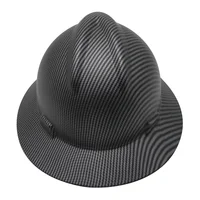 Carbon Fibre Full Brim Hard Hat
