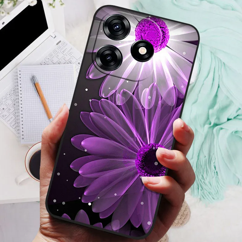 Black Silicone Soft Lion Cat Design Protective Bumper Case