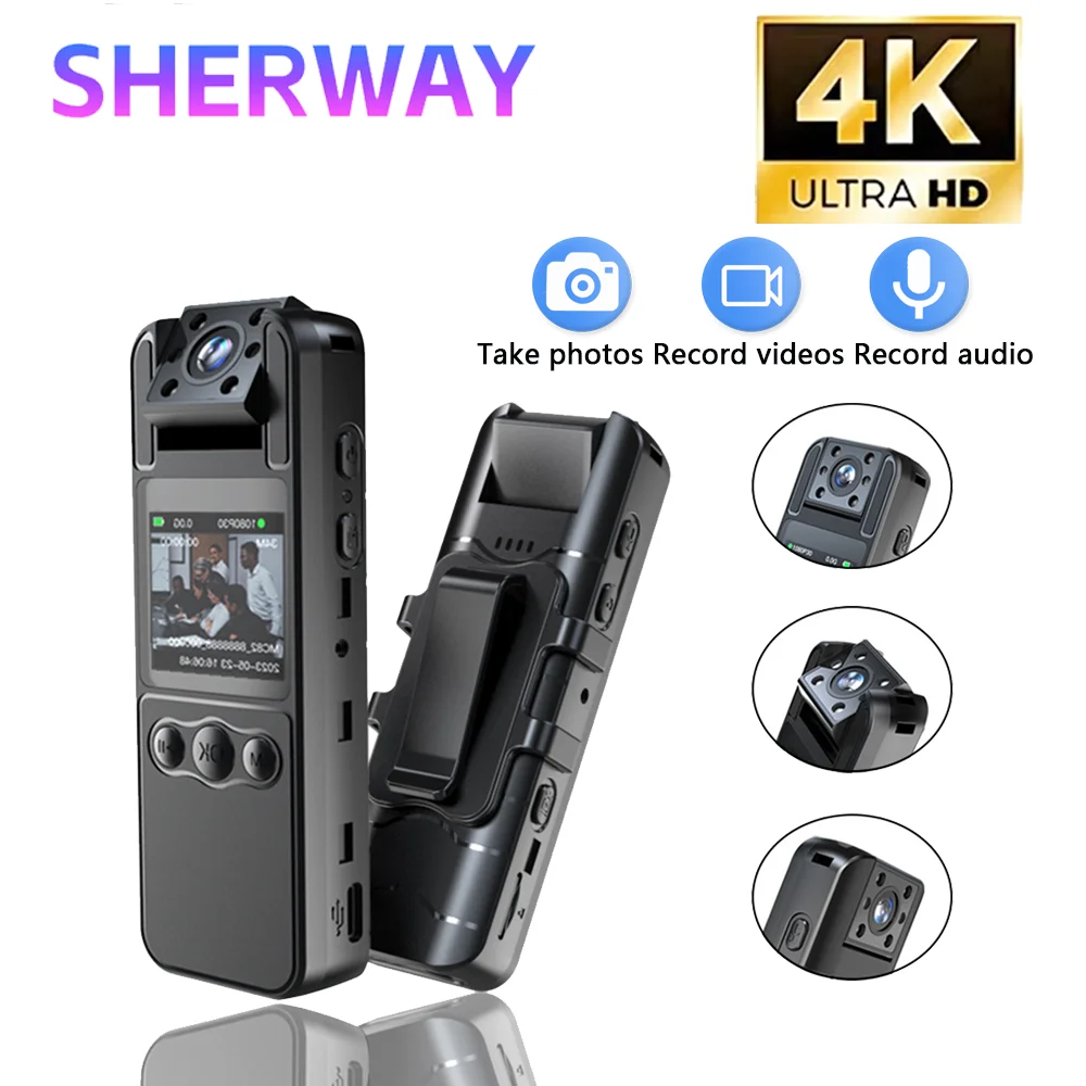 4k Mini Action Camera For Outdoor Sports With Night Vision_voghion.com