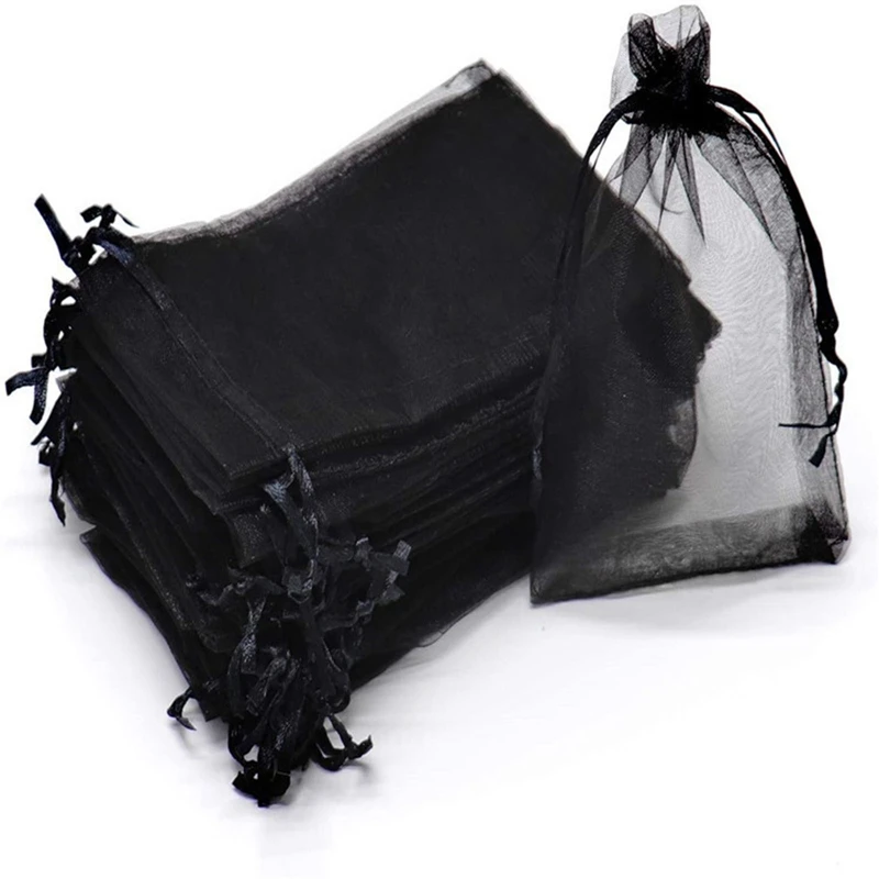 

50pcs/lot 20x30cm Drawstring Organza Bags Jewelry Packaging Bags Wedding Birthday Bags Gifts Pouches Sweets Pouches