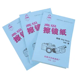 300 Sheets Lens Cleaning Paper Portable Microscope Tissue Camera Lenses Glasses Wipe
