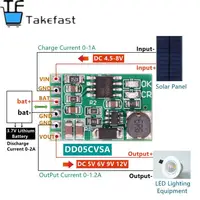 Chargeur de batterie au lithium, carte de déchargeur, convertisseur DC DC, Boost Tech pour bricolage, alimentation mobile solaire, 3.7V, 4.2V, 5V, 6V, 9V, 12V 1