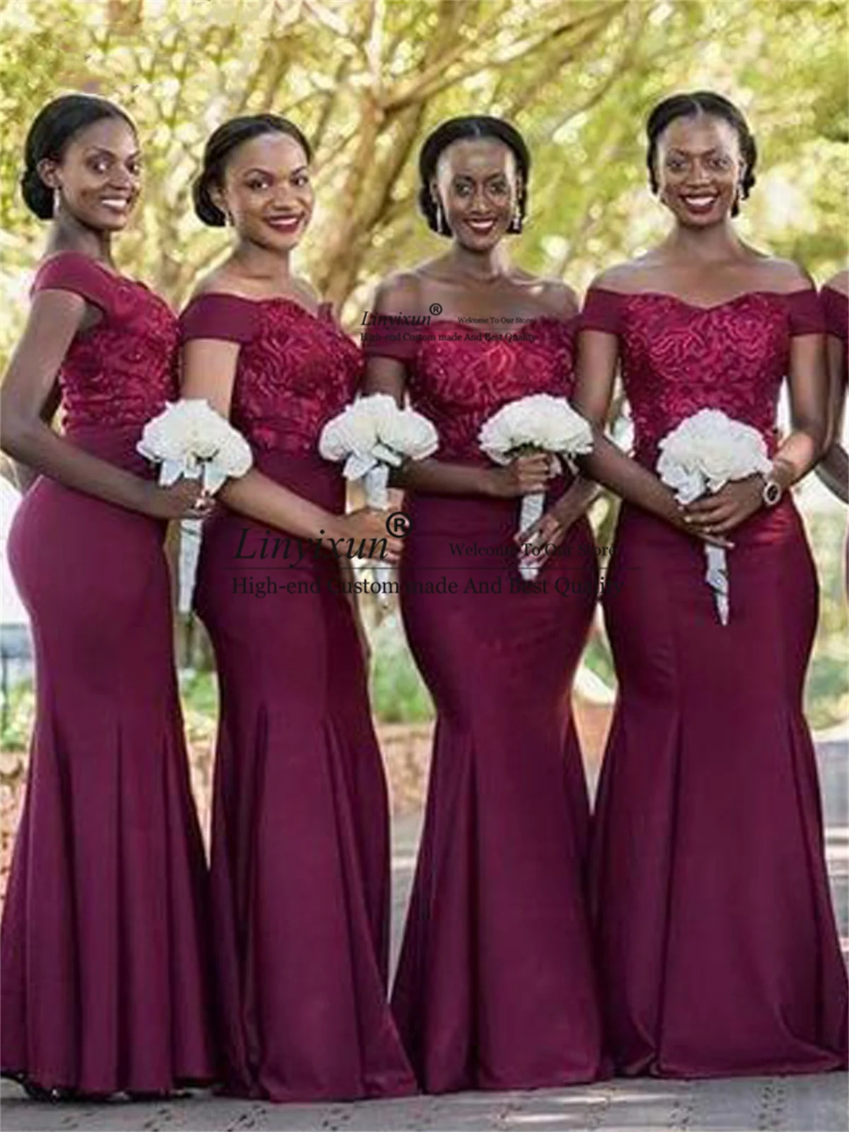 Maroon Bridesmaid Dresses — free download