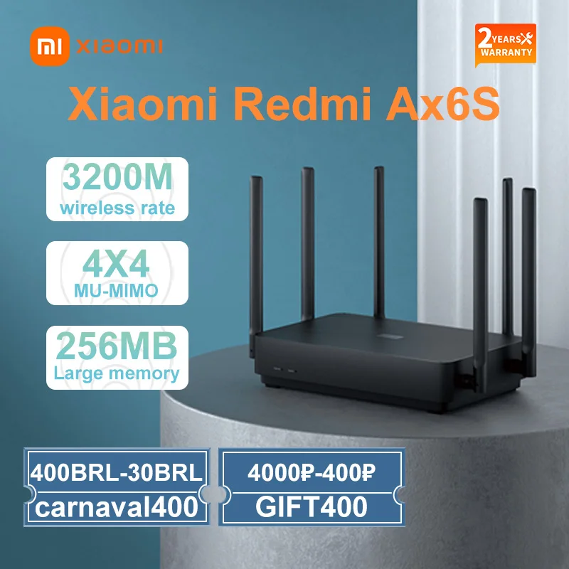 Усилитель сигнала Wi-Fi-роутера Xiaomi Redmi Ax6S/AX3200 гигабитный усилитель Wi-Fi 6 Nord Vpn сетка 5