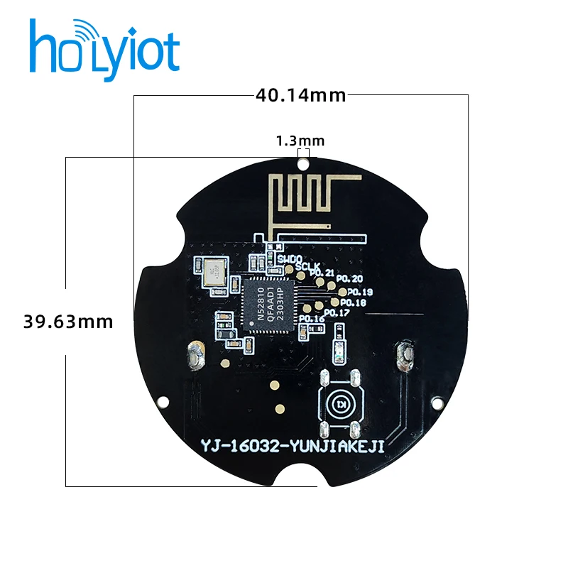 NRF52810 비콘 BLE 5.0 저전력 소비 블루투스 모듈 실내 위치 추적 장거리 프로그래밍 가능 아이비콘 IOT 장치
