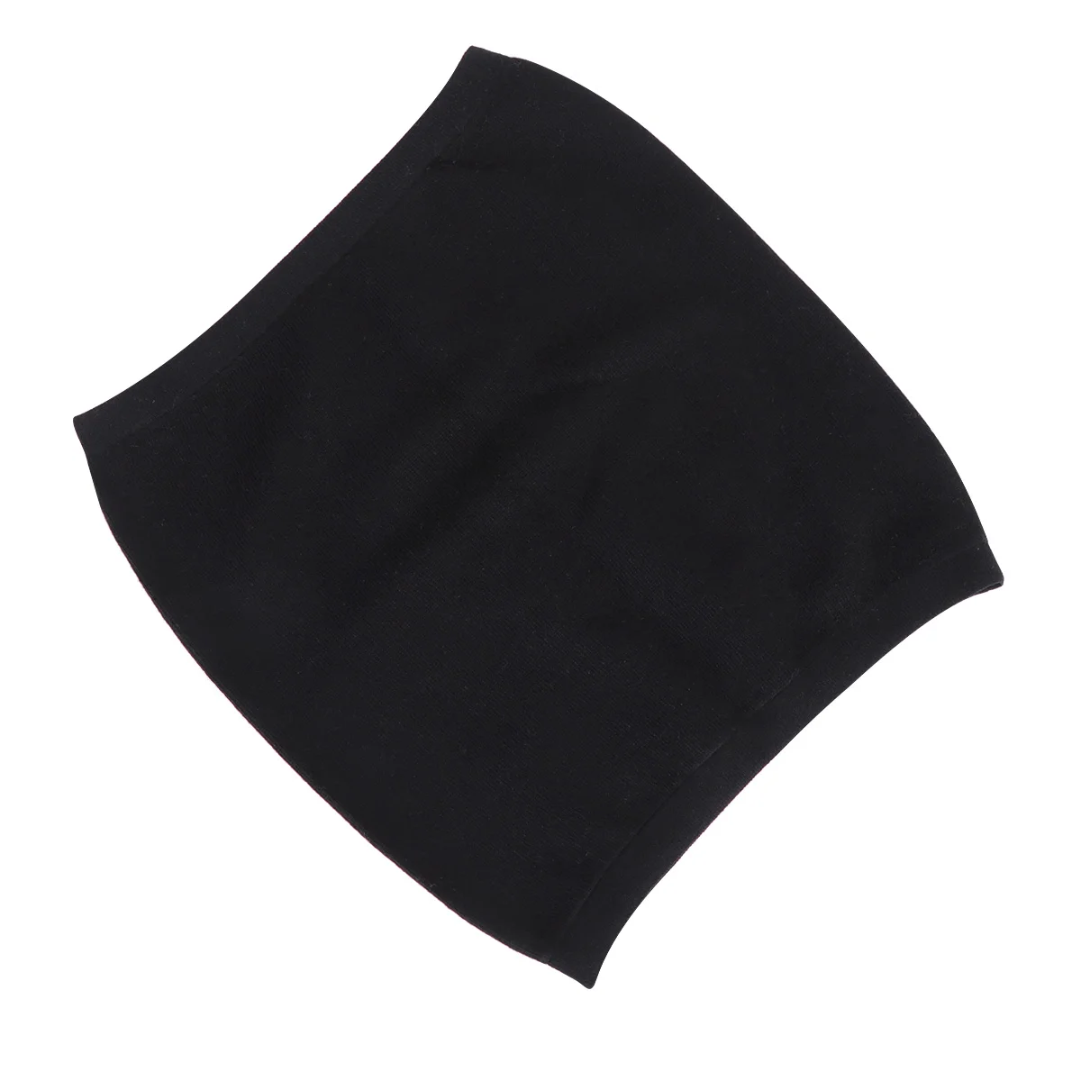 

1PC Tight Fitting Waist Belt Warm Wool Waistband Stretchy Waist Support Stomach Abdomen Uterus Protector (Black S)