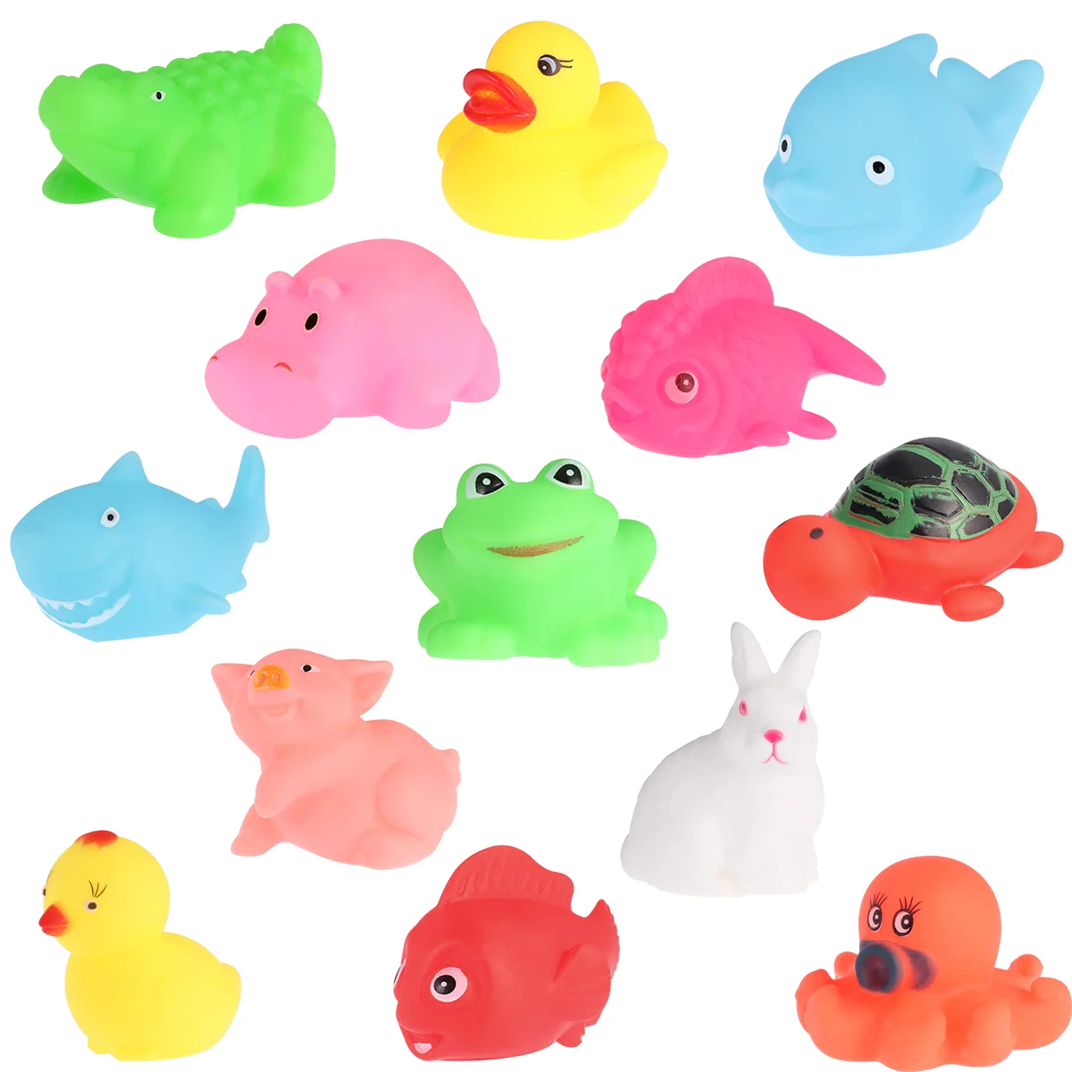 

13pcs Floating Bath Bathing Toys Bathtub Toys Bath Toys for Kids ( Random Style )