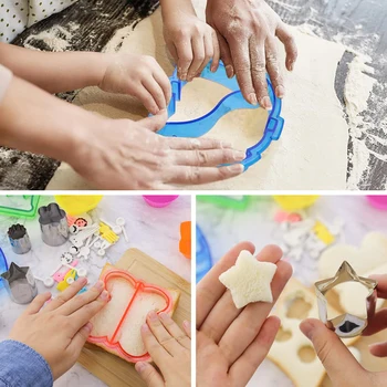 Plastic Sandwich Cutter Set 3