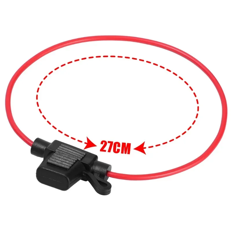 Waterproof Car Mini Blade Fuse Holder Splash-proof Box 12V 30A Fuses Blades Wire Cutoff Switch Socket Automotive Wear Parts fuse holder