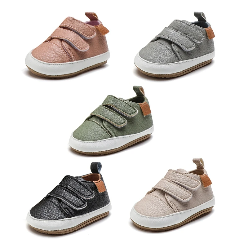 Baby Shoes Newborn Boys Girls First Walker Kids Toddler Pu Leather Soft Sole Sneakers 0-18 Months baby shoes children sports shoes