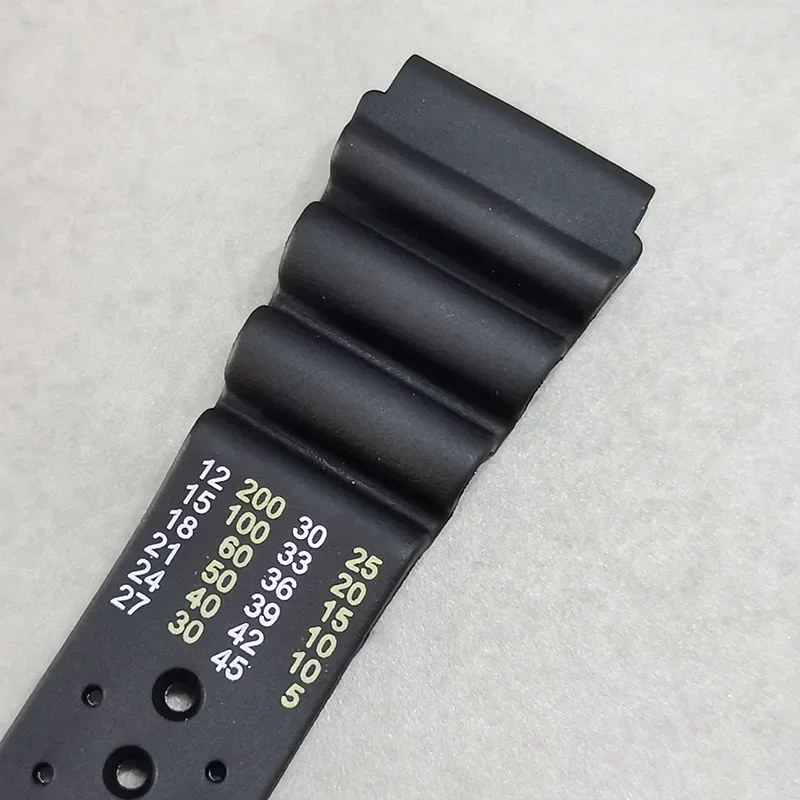ND Limits Diver Silikonarmband 20mm 22mm 24mm für Seiko Water Ghost Resin Herren Sportuhrenarmband für Casio Citizen Promaster – Detail 7