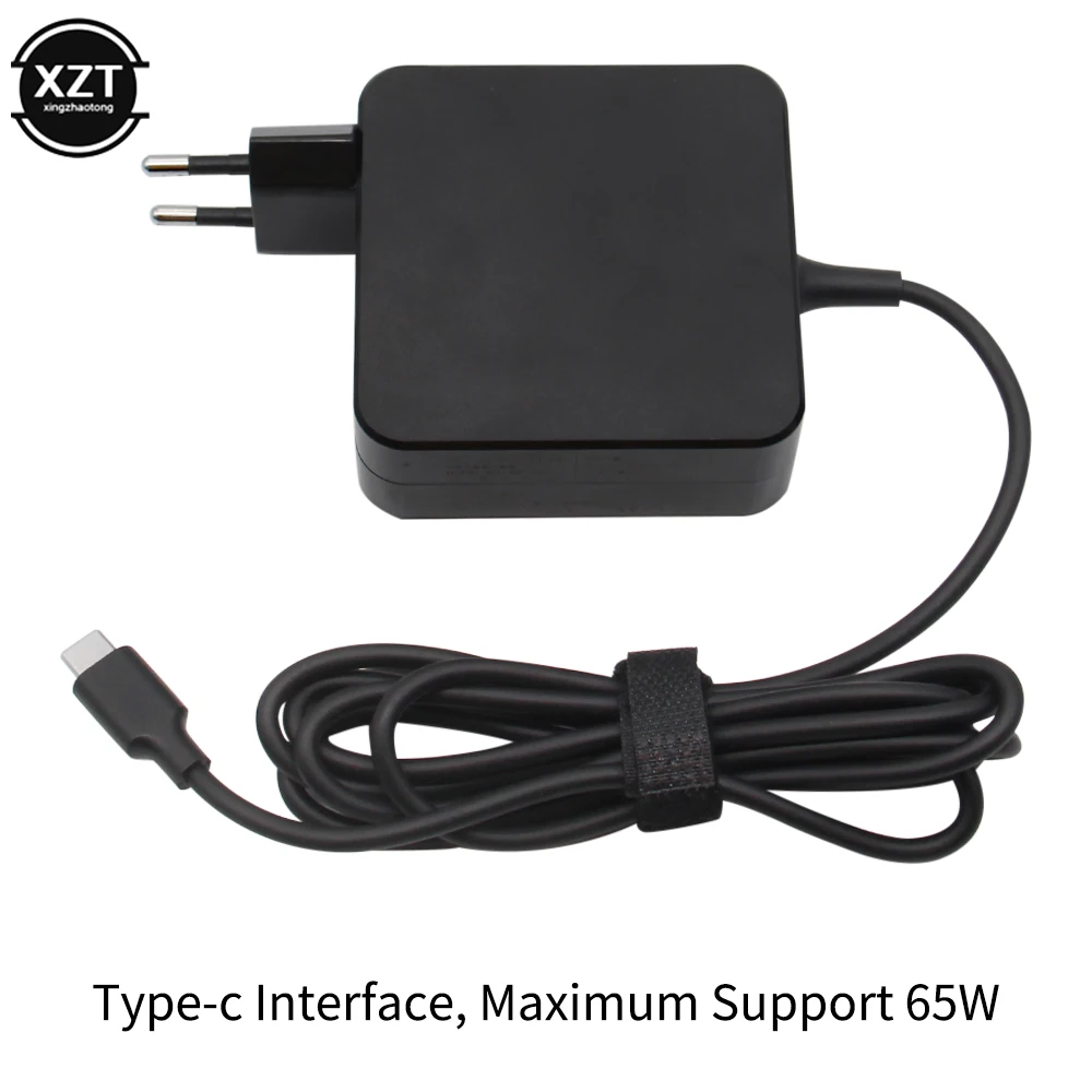 Laptop Charger 65W 45W 20V 3.25A Type C PD Fast Charger Phone Power Adapter For MacBook ASUS ZenBook Lenovo Dell Xiaomi Air HP