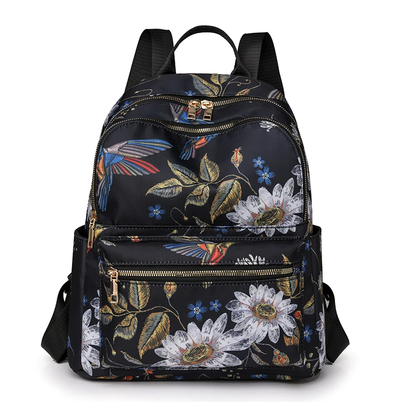 2024 Fashionable Printed Design Backpack With High Quality Nylon