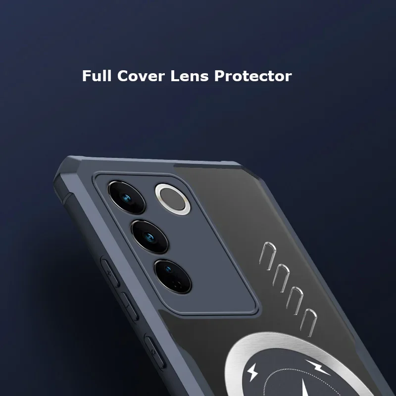 Custodia trasparente anti-caduta con dissipazione del calore in grafene per vivo S18 S17 S17t S16 Pro con ricarica wireless_voghion.com