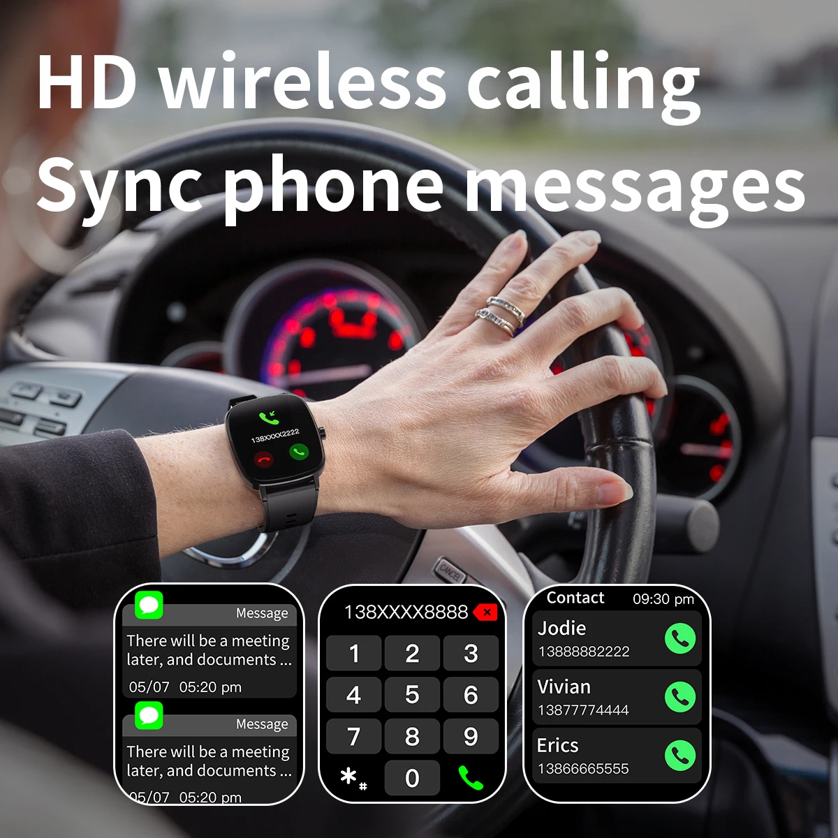 Aiweile AW63 ����Ʈ ��ġ �� ��Ʈ�Ͻ� Ʈ��Ŀ ����� ������ �������� ��ȭ Siri ���̾� �ѱ��� ���긮�� ���� ��ġ ���̾� LT10