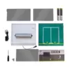 1:32 Scale LED Lighting Garage Model Layout Acrylic Display Case Mini Car Garage for Display Car Home Tabletop Office Decoration 4
