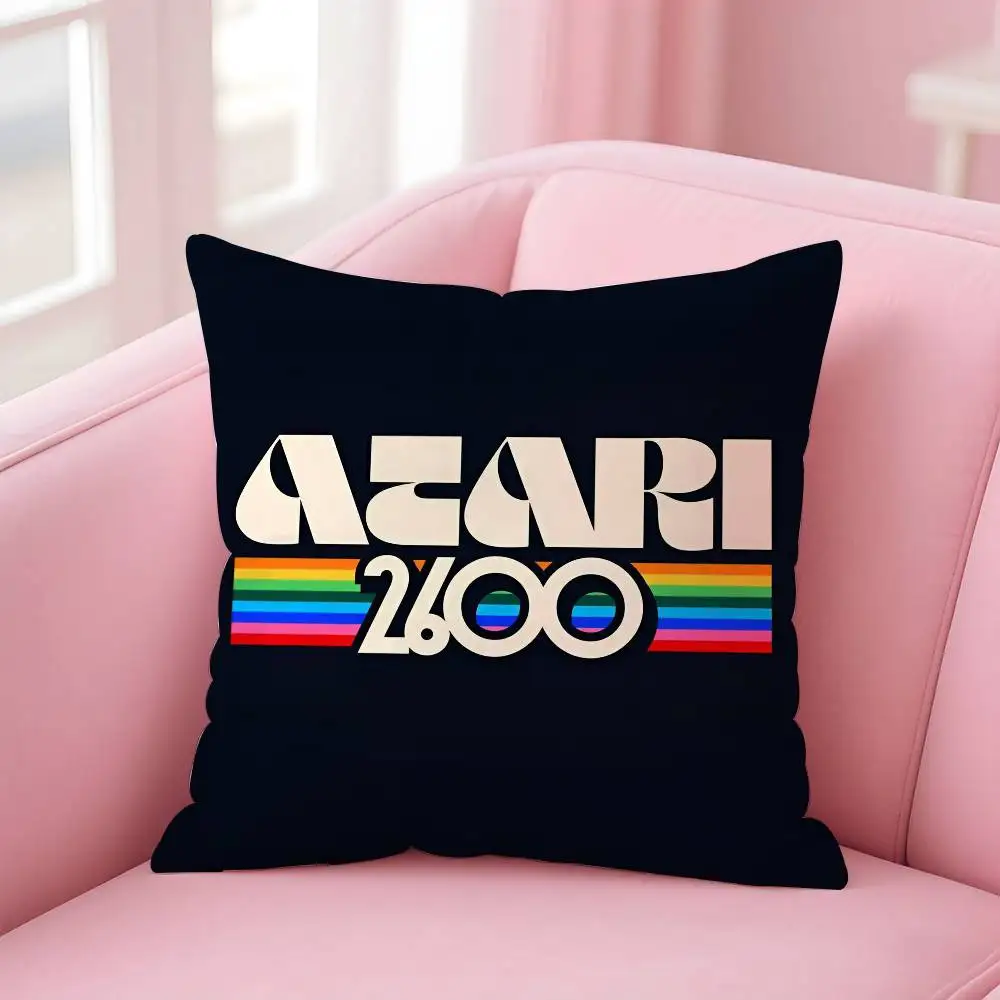 Heißer A-Ataris Spiel Logo Kissen Fall Anti-dustmite Kissenbezug Unsichtbare reißverschluss seidige kurze plüsch Sofa kissenbezug – Detail 8