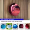 Stainless Steel concave Mirror Wall Decoration, Sky Mirror Background, Pendant, Living Room, Bedroom, Villa wall decoration 1