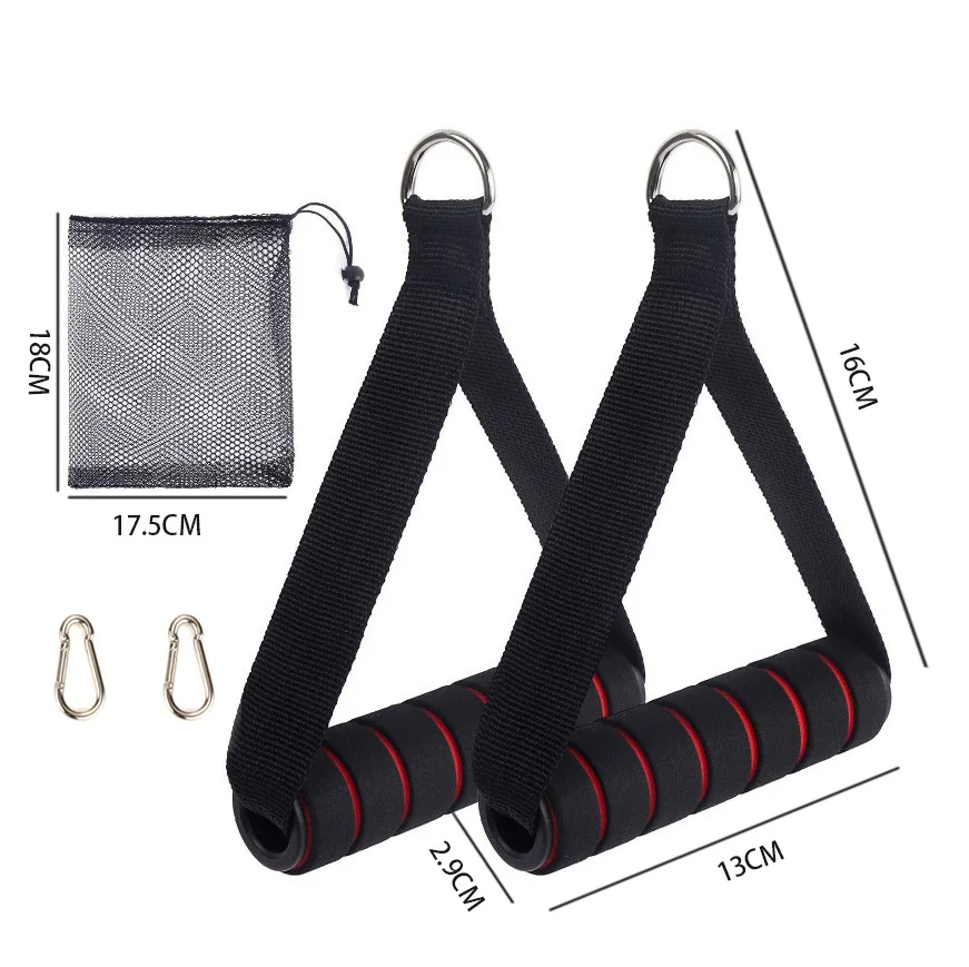 Lat Pull Down Grip Bodybuilding Handle - Gym Pulley Accessories & Cable Attachments