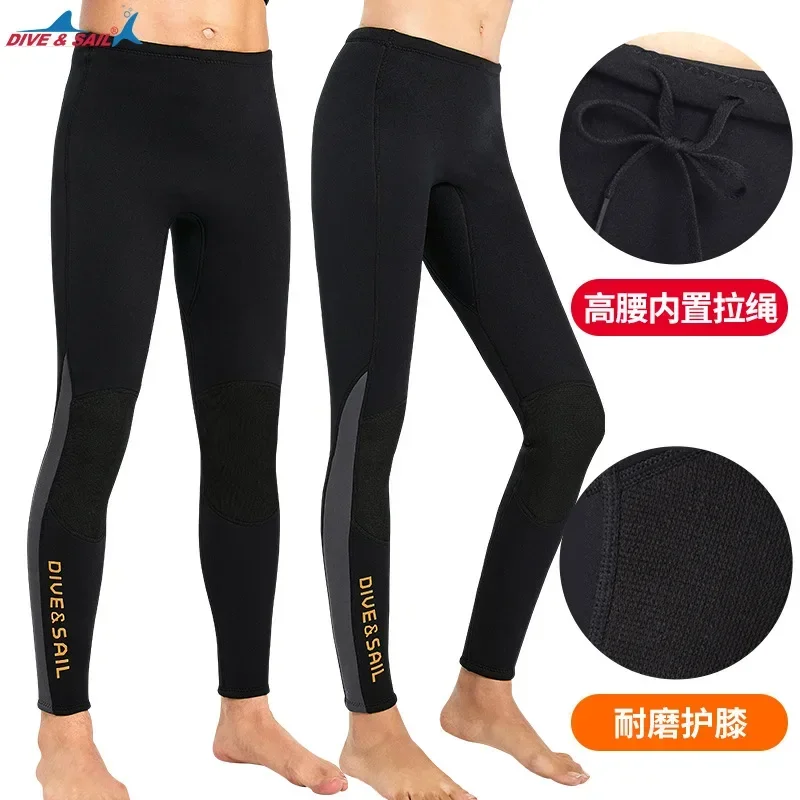 

3MM Neoprene Diving Suit Dive SuitS for Men and Women Jacket Professional Diving Clothes Pants Suit Front Zip New