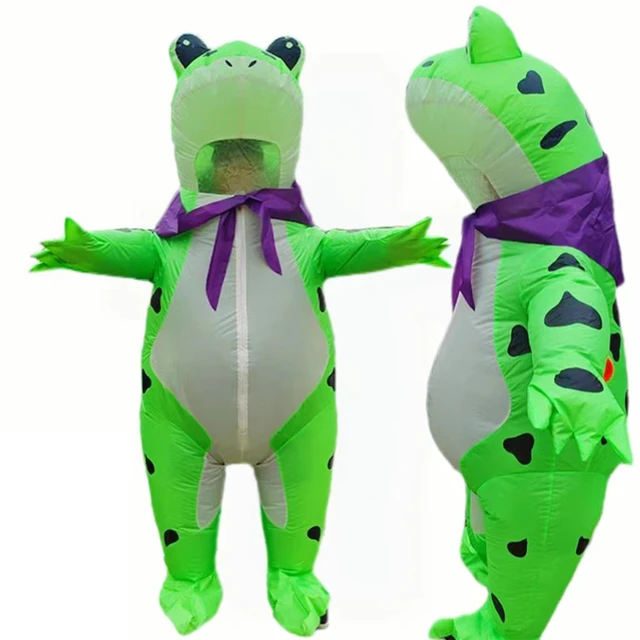 Frog Cartoon Doll Mascot Costume Inflatable Adult Walking Performance ...
