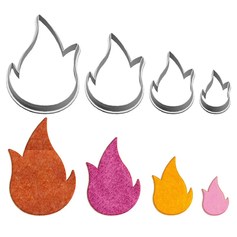 Description Picture 2 of itemFour Specifications Cartoon Nature and Life,Flame,Plastics Mould,Cake Fondant Tool,Cookie Sushi and Fruit Cutters