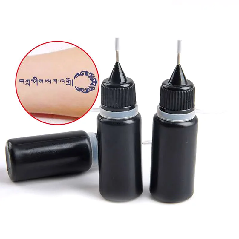 1/3/5 Coni di Henné Liquido per Tatuaggi Temporanei 10ml, Nero, Marrone, Rosso, Marrone, Stile Indiano, per Adesivi per Tatuaggi Temporanei e Body Paint - immagine 2