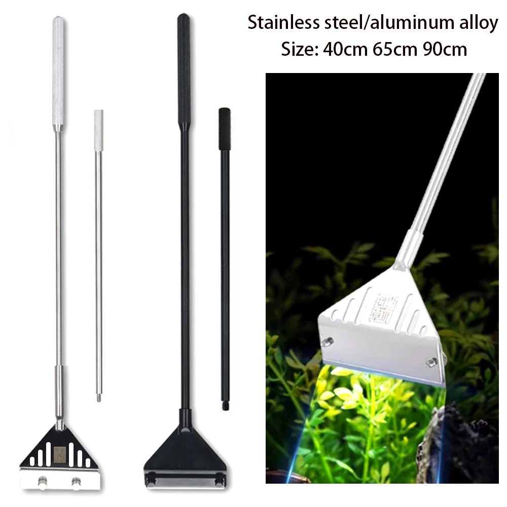 ZRDR Stainless Steel Aquarium Fish Tank Algae Scraper Blade Aquatic Water Live Plant Grass Cleaning Multi-Tool Cleaner Kit Set ZRDR Stainless Steel Aquarium Fish Tank Algae Scraper Blade Aquatic Water Live Plant Grass Cleaning Multi-Tool Cleaner Kit Set