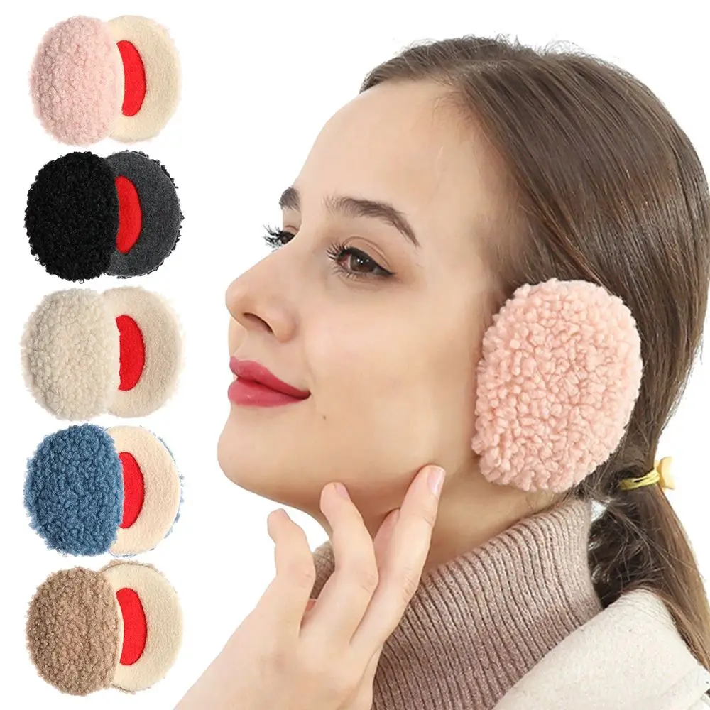 Soft Men Women Bandless Fleece Windproof Ears Protection Ear Muffs Ear Warmers Cold Weather Earmuffs