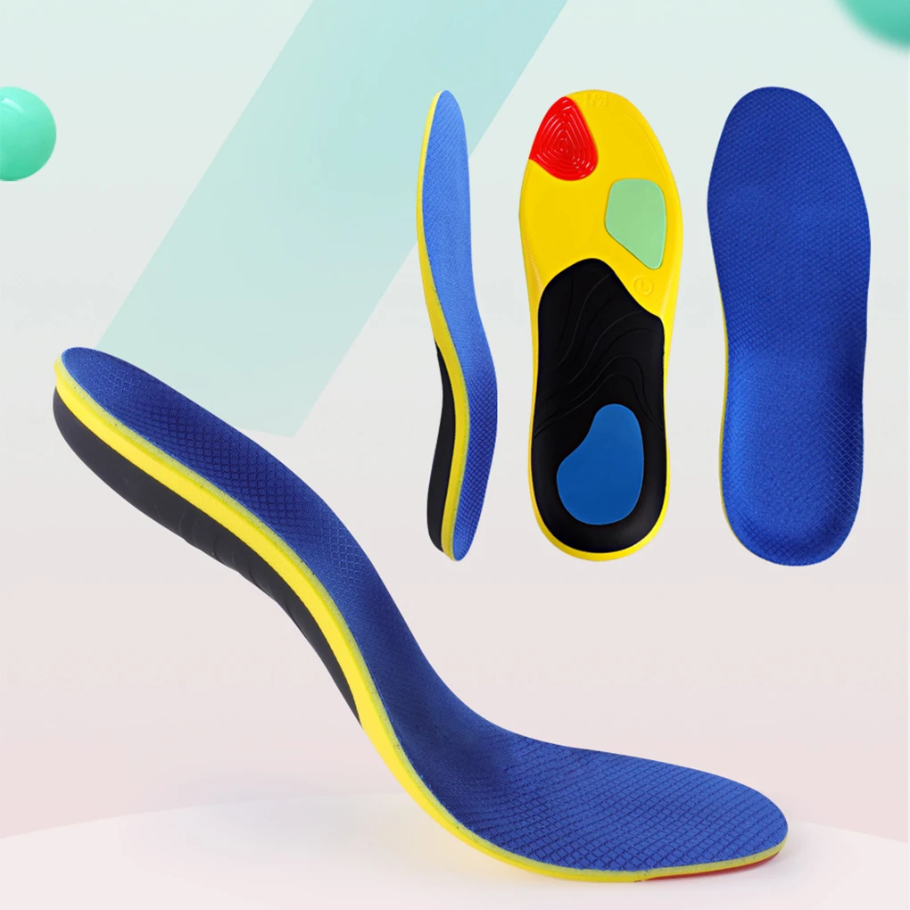 남성용 정형외과 신발 깔창, 통기성 있고 편안한 발바닥 근막염 스포츠 깔창, 2 피스