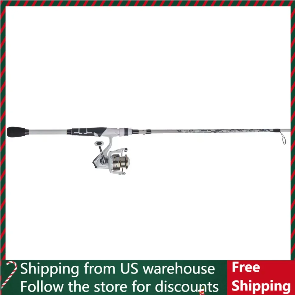 

Fishing rod and reel rotating combination, lightweight and durable,graphite body and rotor,with organic processed aluminum spool
