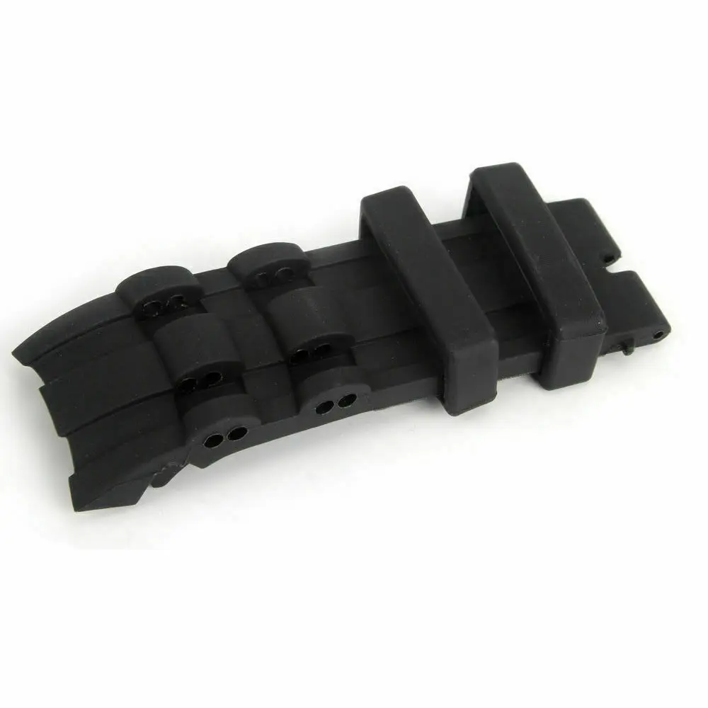 26mm Black Rubber Watch Bnad Strap for INVICTA Pro Diver 6977-6978