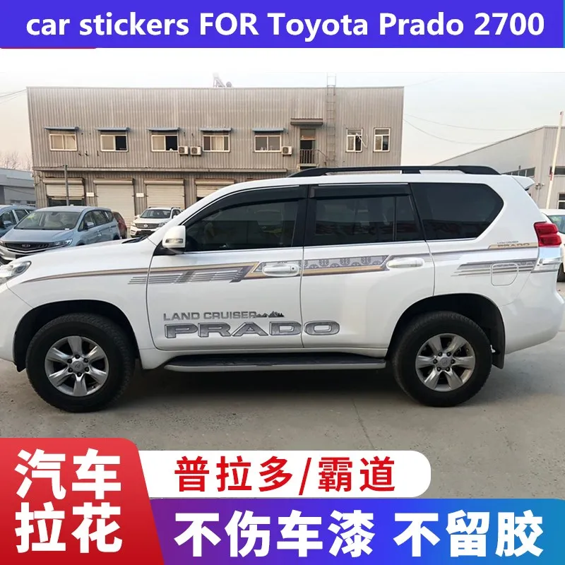 

Car stickers FOR Toyota Prado 2700 2010-2019 exterior decoration modified sports letter car decal film
