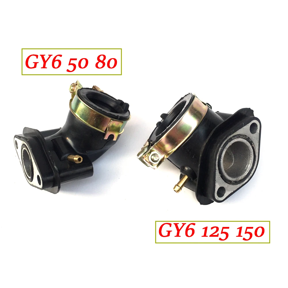 Universal GY6 Carburetor Intake Manifold Pipe Moped Scooter ATV Go Kart Engine Part intake For Honda Spacy 125 150 cc - Image 2