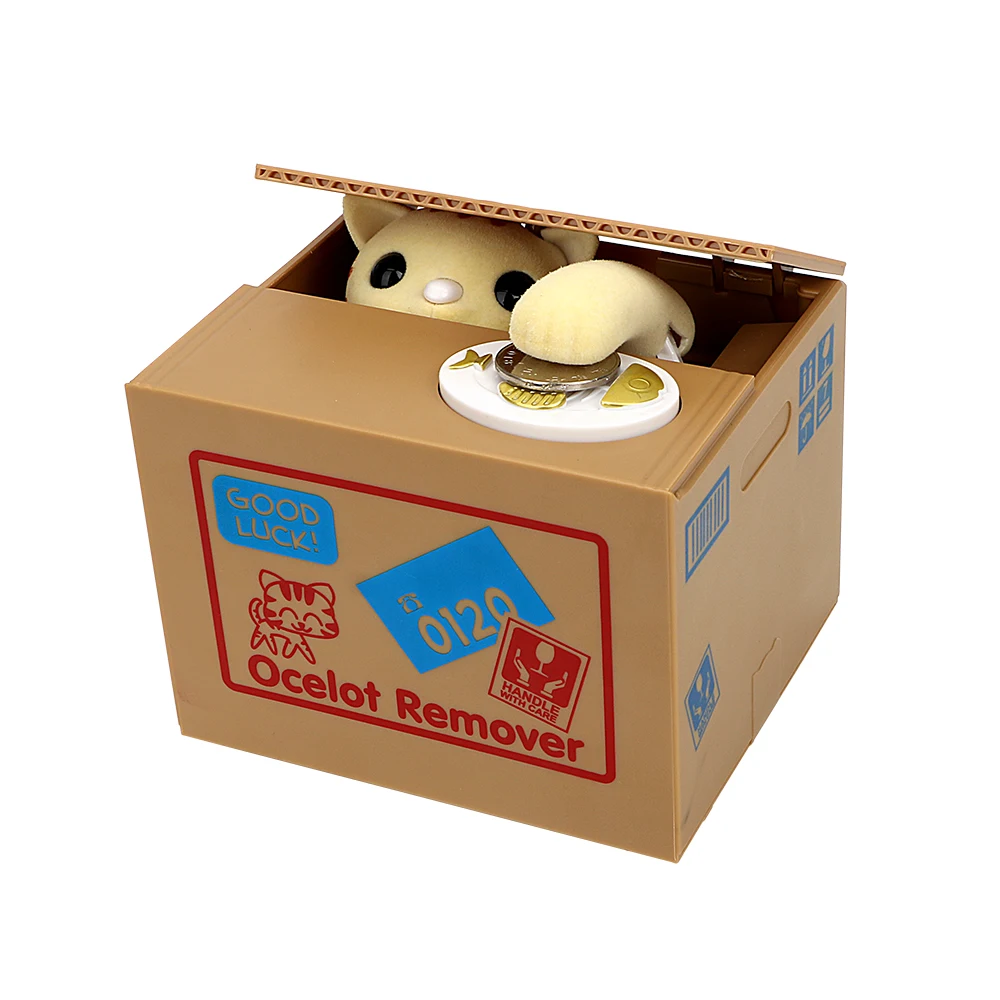 Elektronische spaarpot panda design muntbox voor kinderen_voghion.com