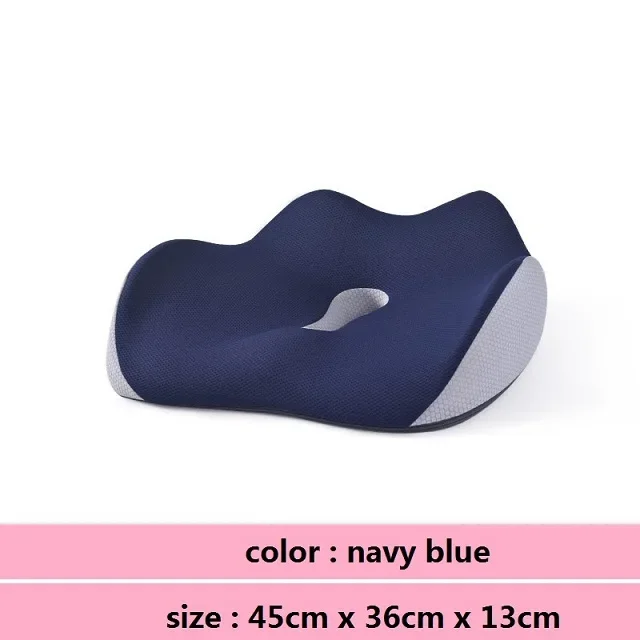 Cuscino Ergonomico In Memory Foam Per Sedia Ufficio, Auto E Sedia A Rotelle, Allevia Pressione E Sciatica - 2