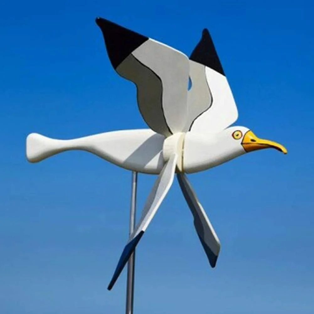 รูปสินค้า Seagull Windmill Decorative Garden Sculpture