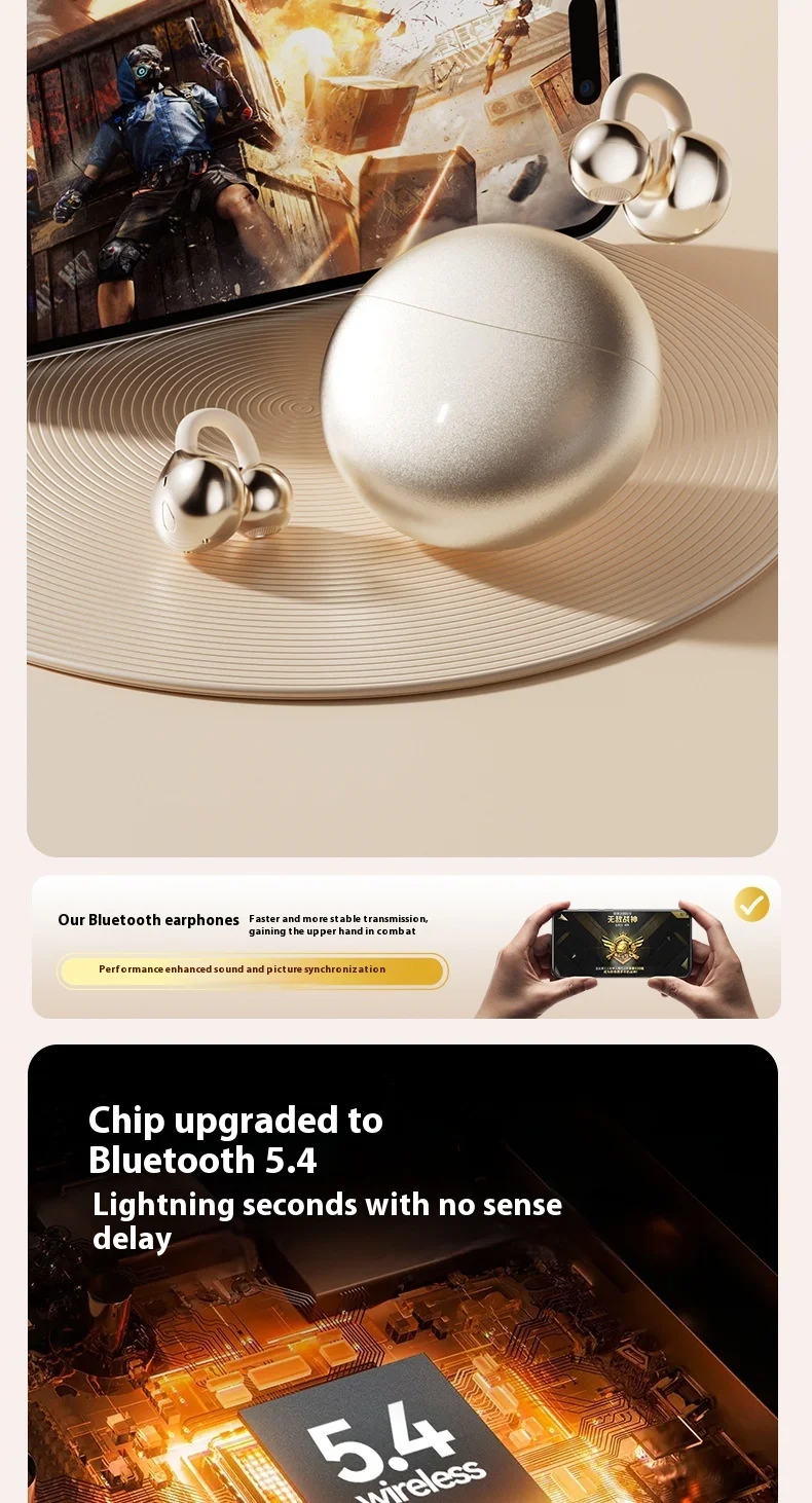 Auriculares Bluetooth duales mejorados con sonido estéreo Berlin 9D Ajuste cómodo 24 horas Tecnología a prueba de fugas de ruido IPX5 resistente al agua con micrófono