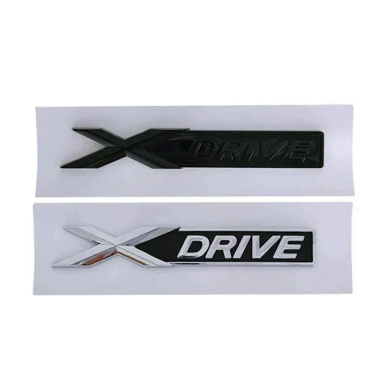 3D ABS Car Rear Trunk Emblem Badge Nameplate Xdrive Sticker For BMW Xdrive 328i 320d 320i 530d 525d E60 F10 G20 Accessories 3d stickers