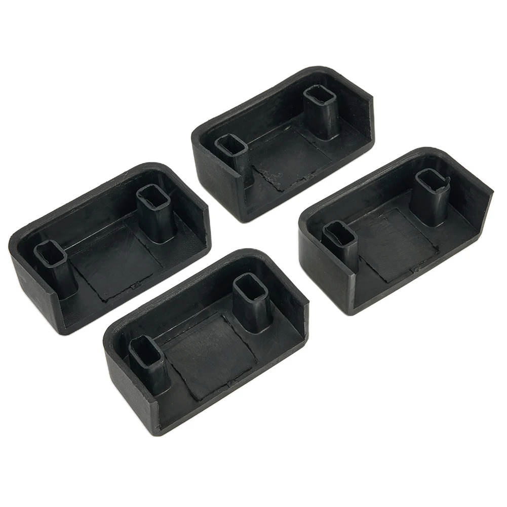 

4Pcs Rear Seat Slide Rail Anti-Kick Rubber Plug Modified For Tesla Model Y/3 20-21 For Rear Seat Track To Protects Rear Passenge
