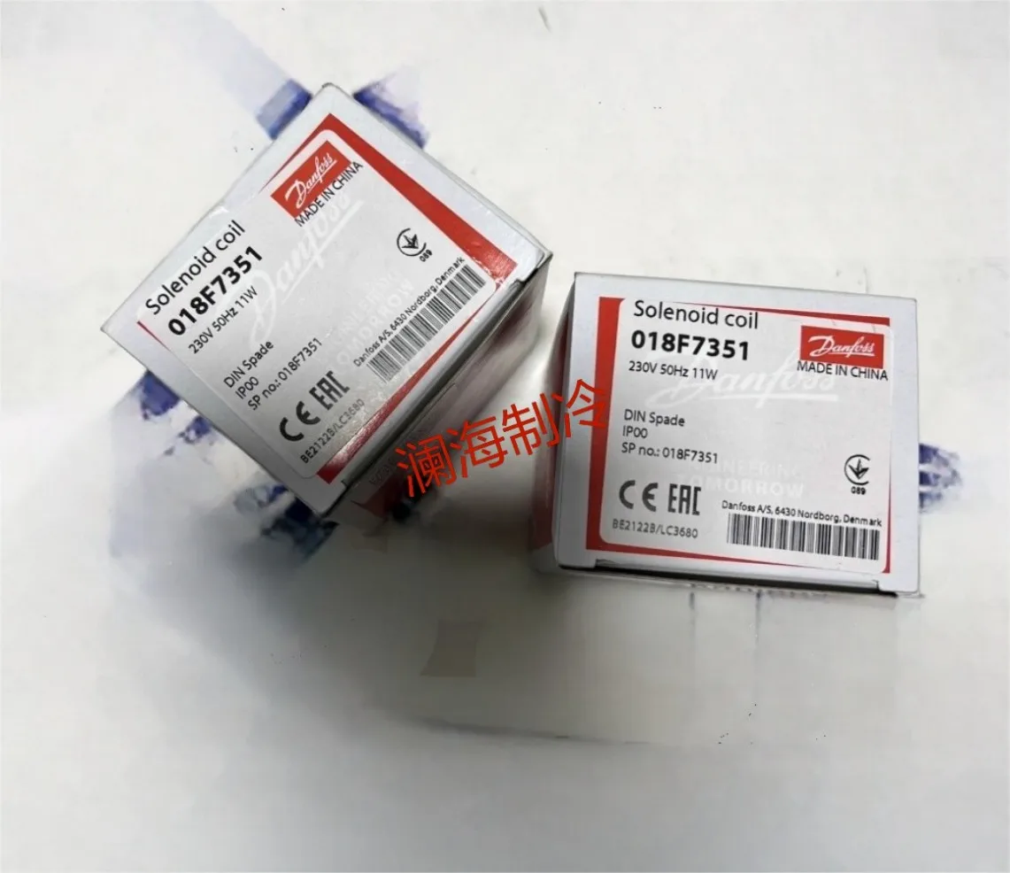 Original Danfoss 018F7351 018F7363 Solenoid Coil BB230AS