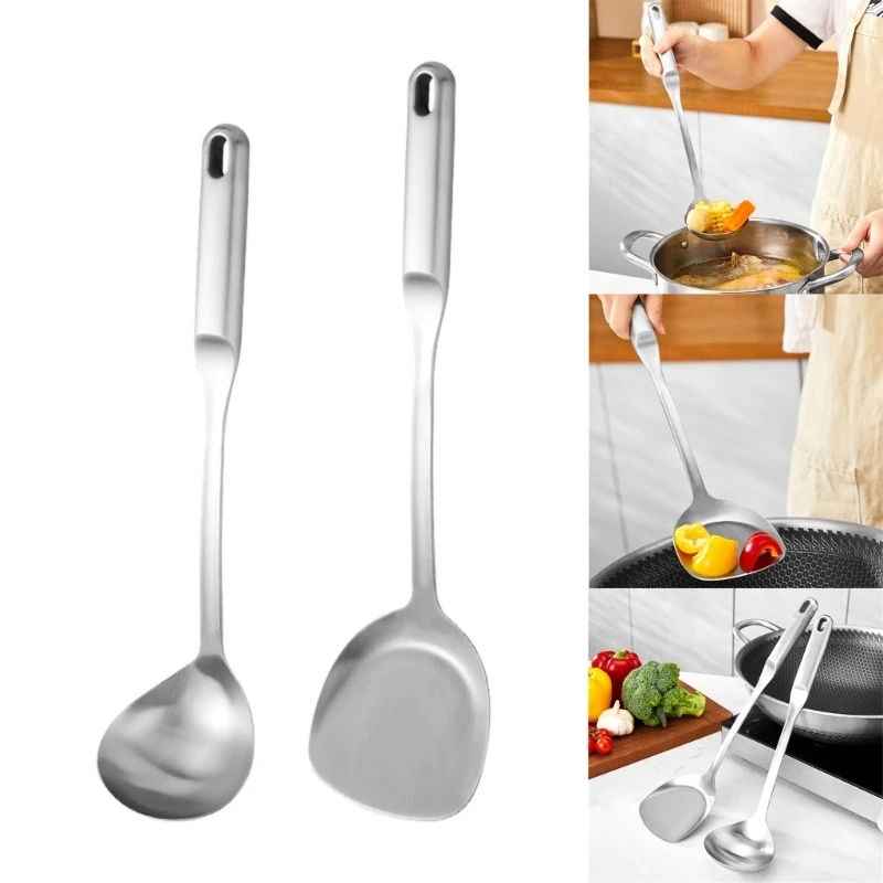 

Metal Cooking Utensils 316 Stainlesss Steel Wok Spatula/Shovel Kitchen Utensils