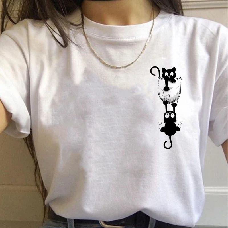thumbnail image 1 of Camiseta con estampado sencillo y bonito para niños, niñas y adolescentes, ropa de verano para niños, camiseta con estampado divertido de dibujos animados, camiseta de algodón a la moda para niños y e, 1 of 5